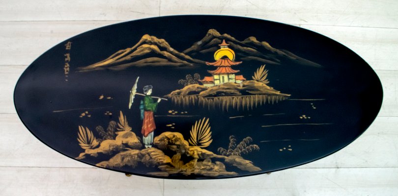 Mid-Century Chinese Lacquered Coffee Table, 1960s-FER-717146