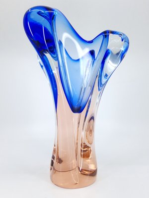 Mid-Century Chribska Glass Vase by Josef Hospodka for Chribska Glassworks, 1960s-MHF-2019785