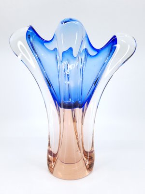 Mid-Century Chribska Glass Vase by Josef Hospodka for Chribska Glassworks, 1960s-MHF-2019785