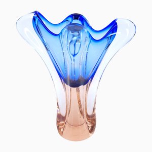 Mid-Century Chribska Glass Vase by Josef Hospodka for Chribska Glassworks, 1960s-MHF-2019785