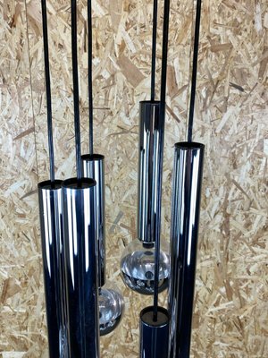 Mid-Century Chrome 6-Light Cascading Lamp by Motoko Ishii for Staff-EJL-1138463