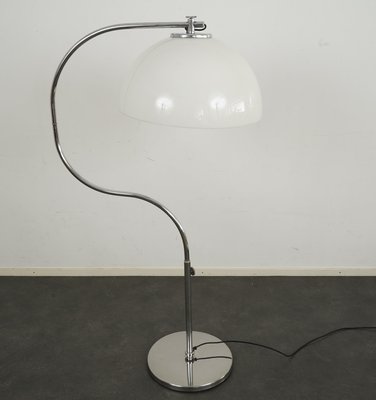 Mid-Century Chrome Arc Floor Lamp, 1960s-GE-676592