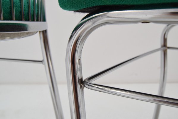 Mid-Century Chrome Chairs, 1980s, Set of 2-TZ-982914