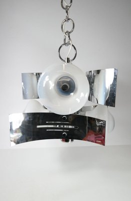 Mid-Century Chrome Chandelier, 1970's-UWE-821941