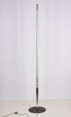 Mid-Century Chrome Floor Lamp by Fassina & Forcolini for Italiana Luce, Italy, 1980s-JDR-1125942