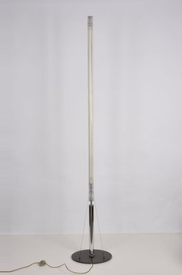 Mid-Century Chrome Floor Lamp by Fassina & Forcolini for Italiana Luce, Italy, 1980s-JDR-1125942