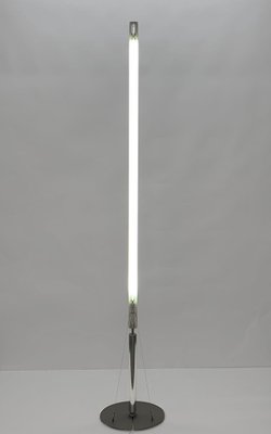 Mid-Century Chrome Floor Lamp by Fassina & Forcolini for Italiana Luce, Italy, 1980s-JDR-1125942