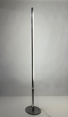 Mid-Century Chrome Floor Lamp by Fassina & Forcolini for Italiana Luce, Italy, 1980s-JDR-1125942