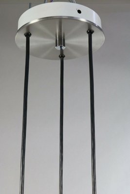 Mid-Century Chrome & Glass Pendant Lamp from Doria Leuchten-FUP-931741