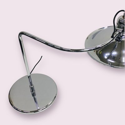 Mid-Century Chrome Industrial Table Lamp, 1960s-UWE-1399101