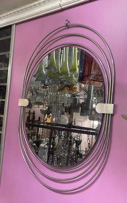 Mid-Century Chrome Mirror-JJC-1029708