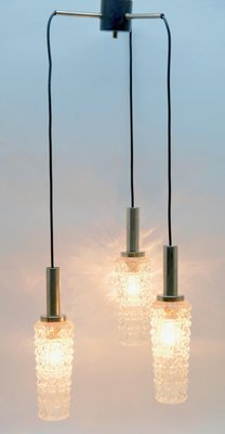 Mid-Century Chrome Pendant with Three Lamps-MJY-1149021