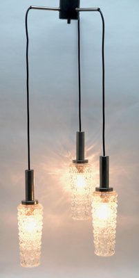 Mid-Century Chrome Pendant with Three Lamps-MJY-1149021