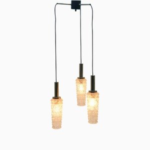 Mid-Century Chrome Pendant with Three Lamps-MJY-1149021