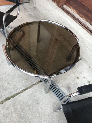 Mid-Century Chrome Tubular Coffee Table, 1960s-OXJ-1166523