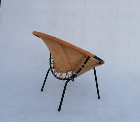 Mid-Century Circle Balloon Chair by Lusch Erzeugnis for Lusch & Co, 1960s-RFT-1435722