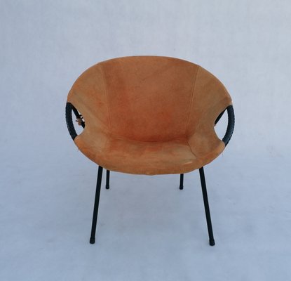 Mid-Century Circle Balloon Chair by Lusch Erzeugnis for Lusch & Co, 1960s-RFT-1435722