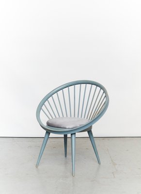 Mid-Century Circle Chair by Yngve Ekström for Swedese, 1960s-XE-1421351