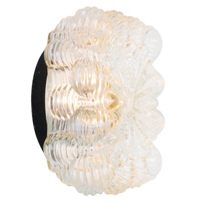 Mid-Century Clear Glass Sconce or Flush Mount-BLS-2020723