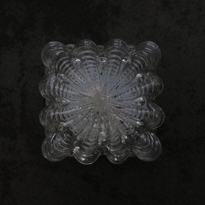 Mid-Century Clear Glass Sconce or Flush Mount-BLS-2020723