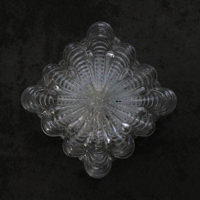 Mid-Century Clear Glass Sconce or Flush Mount-BLS-2020723