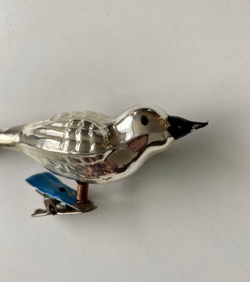 Mid-Century Clip-on Bird Christmas Ornaments, 1960s, Set of 2-LL-1453071