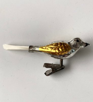 Mid-Century Clip-on Bird Christmas Ornaments, 1960s, Set of 2-LL-1453071