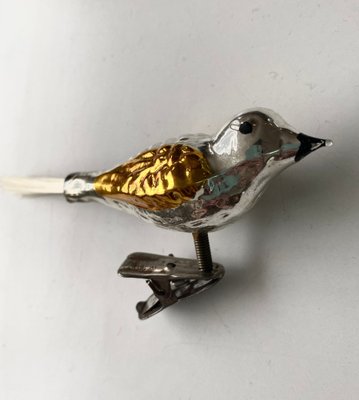 Mid-Century Clip-on Bird Christmas Ornaments, 1960s, Set of 2-LL-1453071