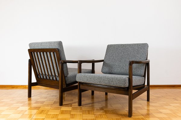 Mid-Century Club Chairs by Zenon Bączyk, 1960s, Set of 2-IXL-2018480