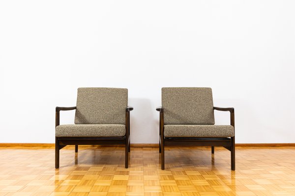 Mid-Century Club Chairs by Zenon Bączyk, 1960s, Set of 2-IXL-2018481