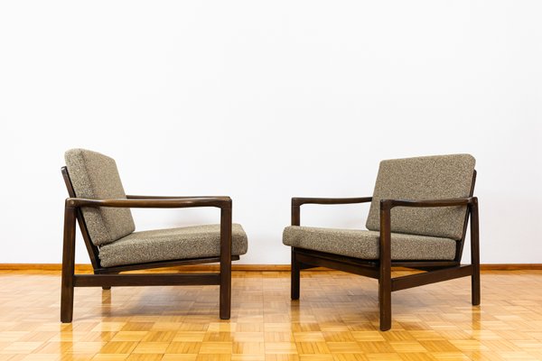 Mid-Century Club Chairs by Zenon Bączyk, 1960s, Set of 2-IXL-2018481