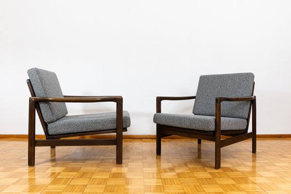 Mid-Century Club Chairs by Zenon Bączyk, 1960s, Set of 2-IXL-2018480