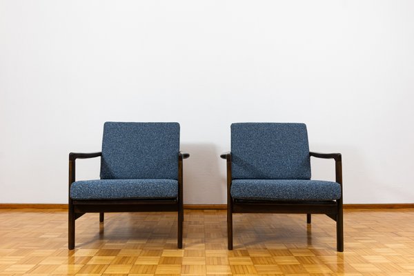 Mid-Century Club Chairs by Zenon Bączyk, 1960s, Set of 2-IXL-2018476