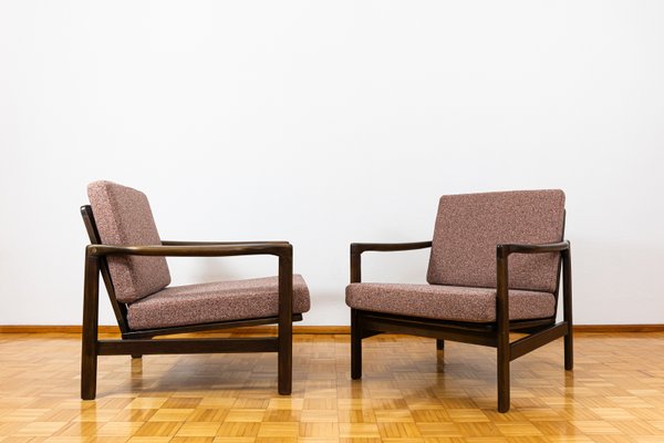 Mid-Century Club Chairs by Zenon Bączyk, 1960s, Set of 2-IXL-2018478