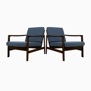 Mid-Century Club Chairs by Zenon Bączyk, 1960s, Set of 2-IXL-2018476