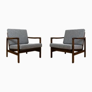 Mid-Century Club Chairs by Zenon Bączyk, 1960s, Set of 2-IXL-2018480