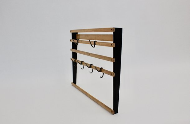 Mid-Century Coat Rack and Hooks by Carl Auböck-NB-547511