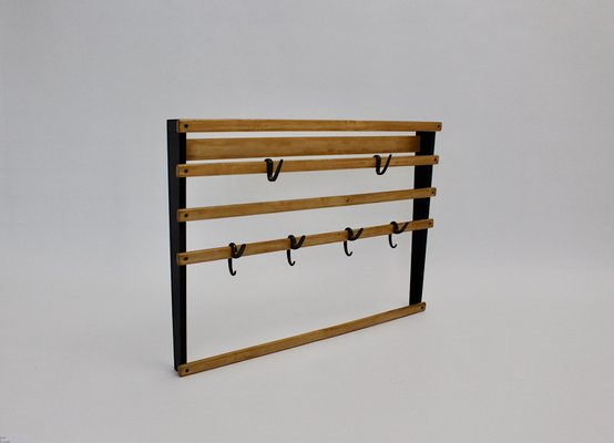 Mid-Century Coat Rack and Hooks by Carl Auböck-NB-547511