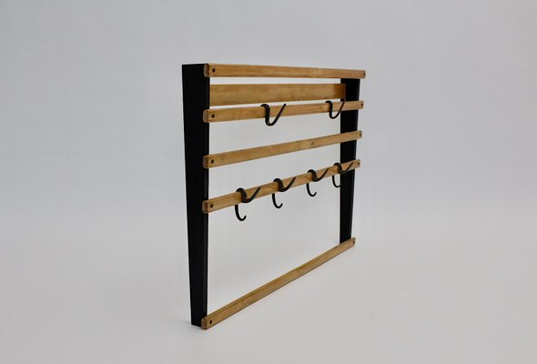 Mid-Century Coat Rack and Hooks by Carl Auböck-NB-547511