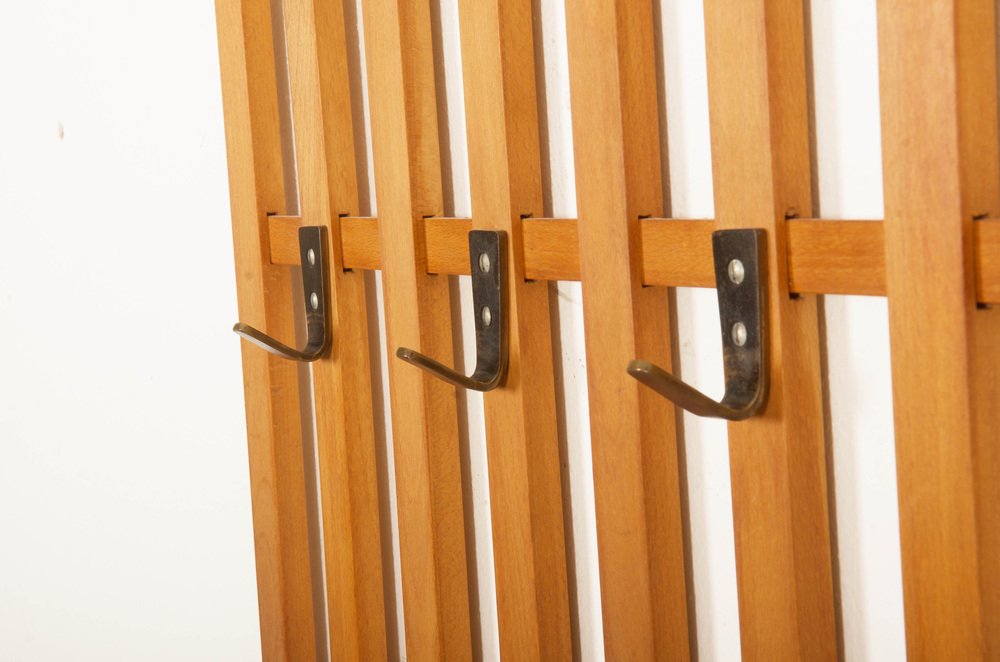 Mid-Century Coat Rack attributed to Franz Hagenauer for Werkstätte Hagenauer Wien, 1965