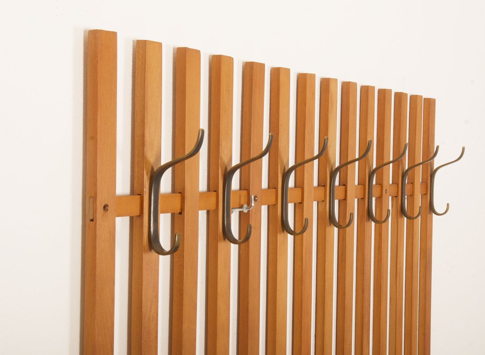 Mid-Century Coat Rack attributed to Franz Hagenauer for Werkstätte Hagenauer Wien, 1965