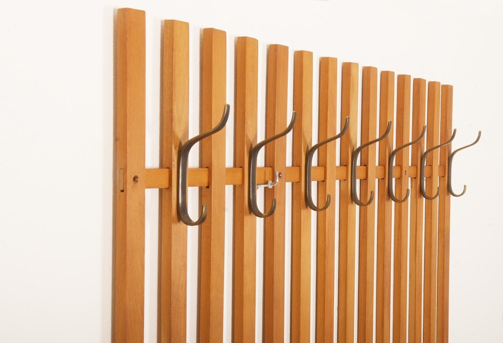 Mid-Century Coat Rack attributed to Franz Hagenauer for Werkstätte Hagenauer Wien, 1965