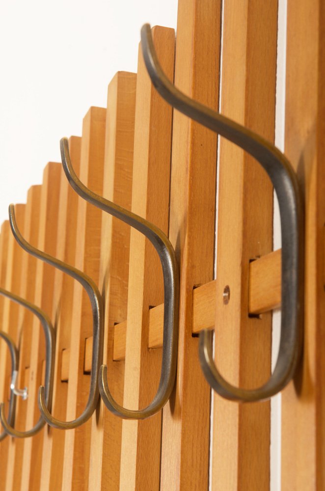 Mid-Century Coat Rack attributed to Franz Hagenauer for Werkstätte Hagenauer Wien, 1965