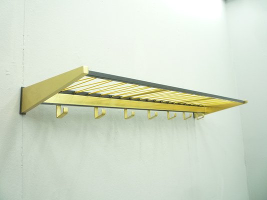 Mid-Century Coat Rack in Brass, 1950s-UG-1332665