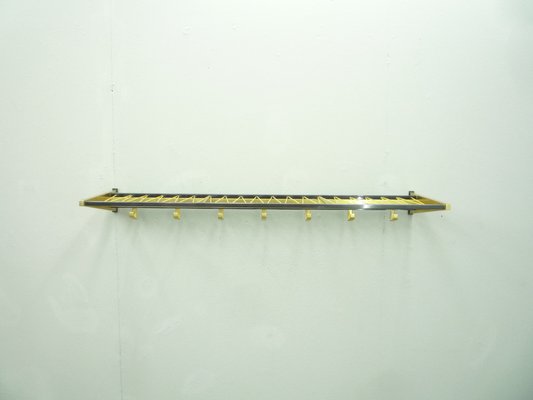 Mid-Century Coat Rack in Brass, 1950s-UG-1332665