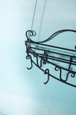 Mid-Century Coat Rack in Wrought Iron, 1950s-HGA-1783655