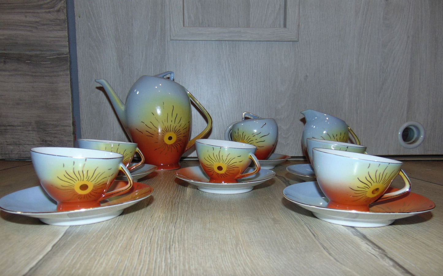 Mid-Century Coffee Service from Brenner & Schmidt, 1950s, Set of 15