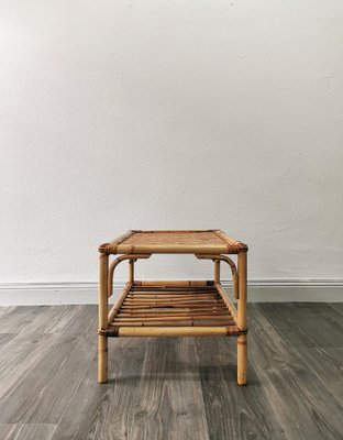 Mid-Century Coffee Table from Rattan, 1960s-FW-1737309