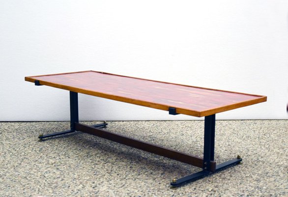 Mid-Century Coffee Table in Enamelled Copper, 1950s-HS-1780360