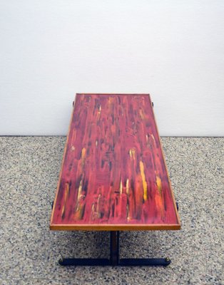 Mid-Century Coffee Table in Enamelled Copper, 1950s-HS-1780360